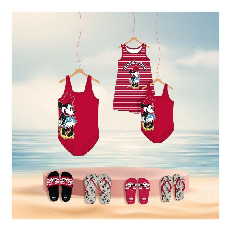 Maillot de bain femme Minnie Mouse Rouge