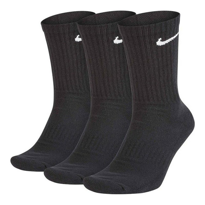 Chaussettes de Sport Nike  EVERYDAY CUSHIONED SX7664 Noir Nylon (3 pcs)