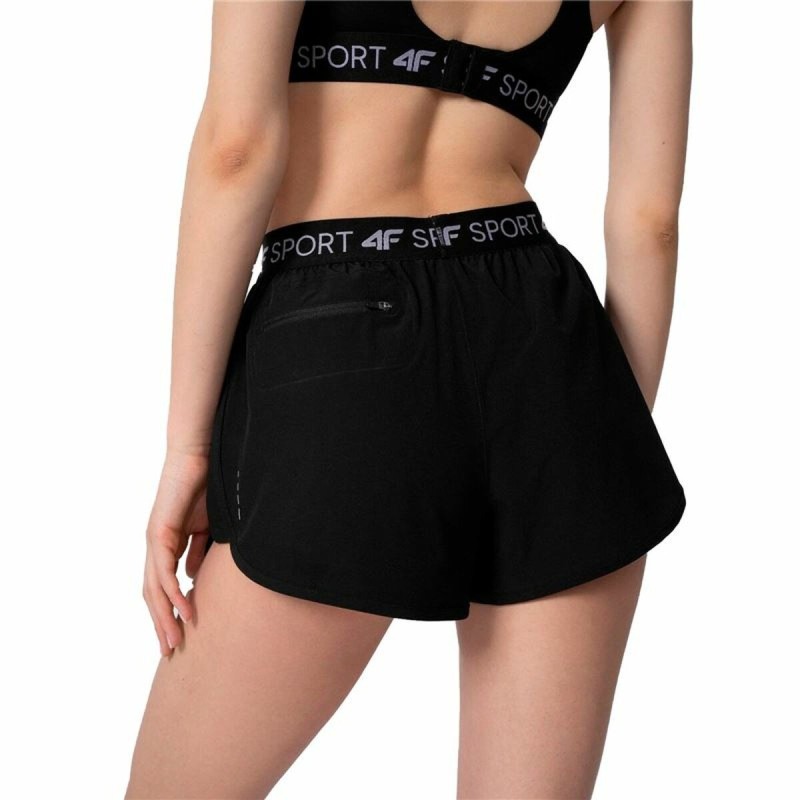 Short de Sport pour Femme 4F Quick-Drying Noir