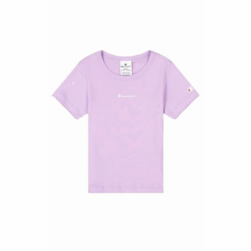 T shirt à manches courtes Enfant Champion Crewneck Lavande