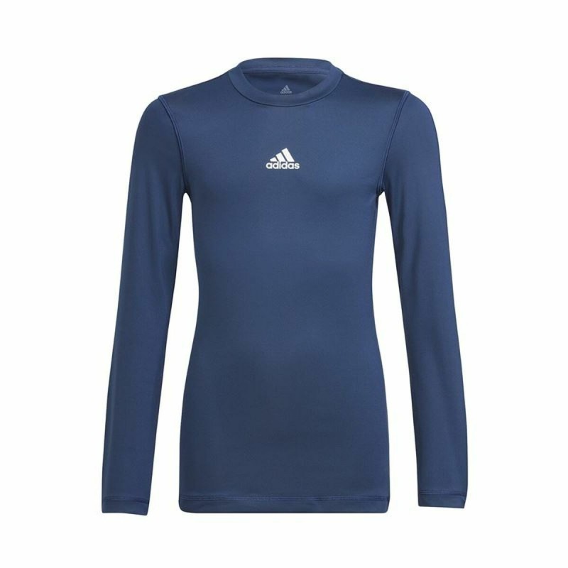 Maillot de Football à Manches Courtes pour Enfants Adidas Techfit  Bleu