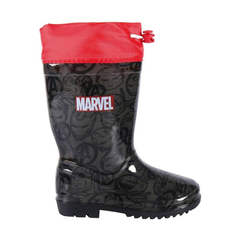 Bottes en Caoutchouc pour Enfants The Avengers Noir