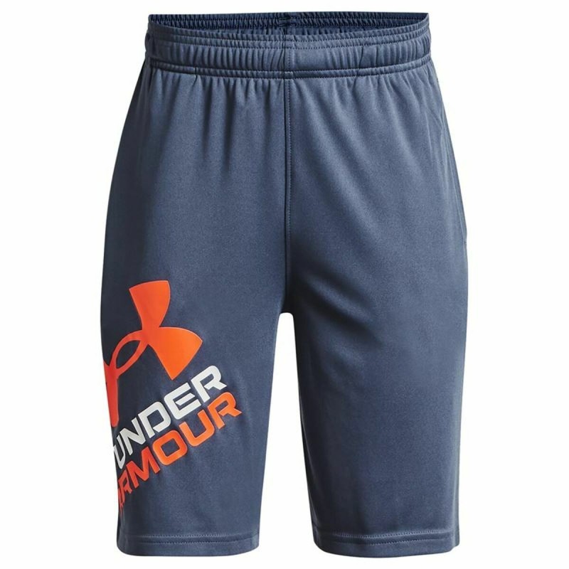 Short de Sport pour Enfants Under Armour Prototype 2.0 Logo Bleu