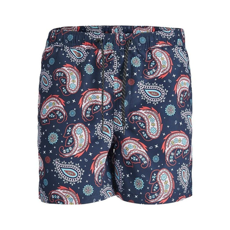 Maillot de bain enfant Jack & Jones  PAISLEY 12234512 Blue marine