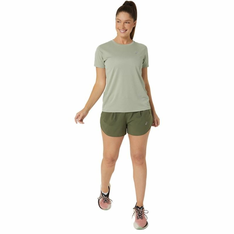 T-shirt à manches courtes femme Asics Core Olive