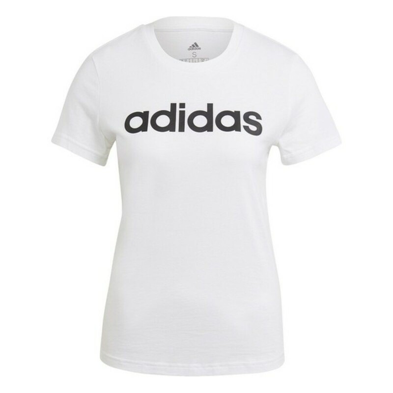 T-shirt à manches courtes femme Adidas W LIN T GL0768 Blanc