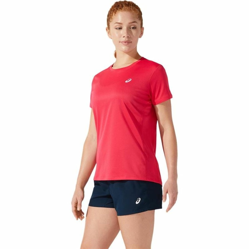 T-shirt à manches courtes femme Asics Core Rouge carmin