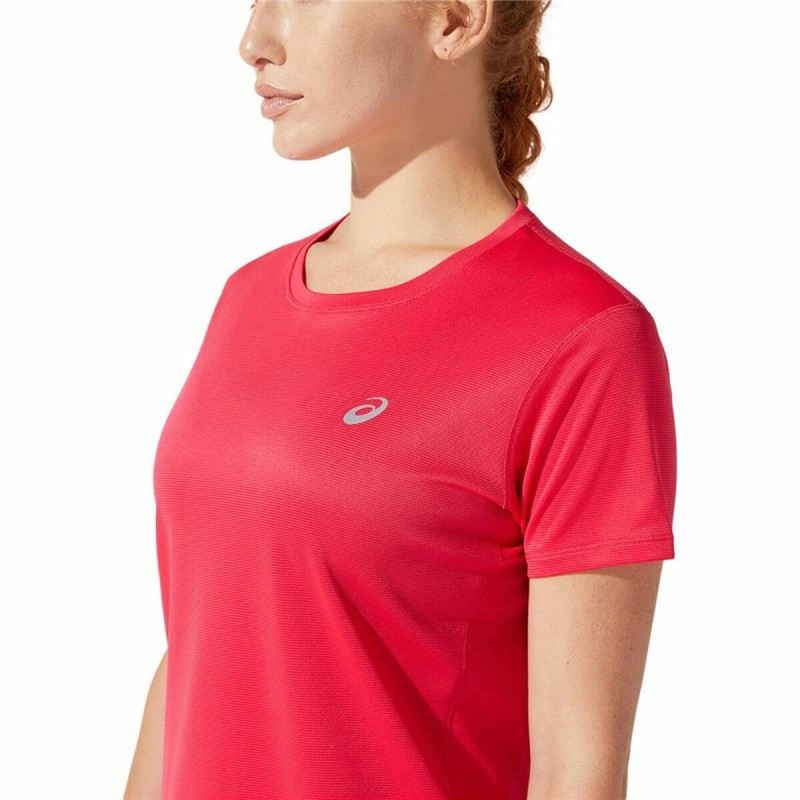 T-shirt à manches courtes femme Asics Core Rouge carmin