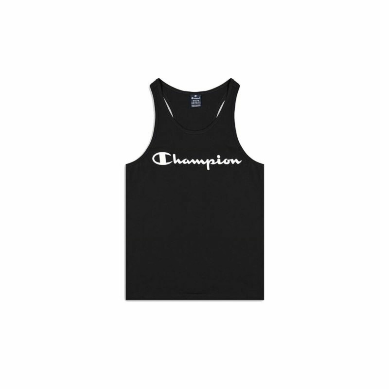 Maillot de Corps sans Manches pour Homme Champion Tank Top Noir