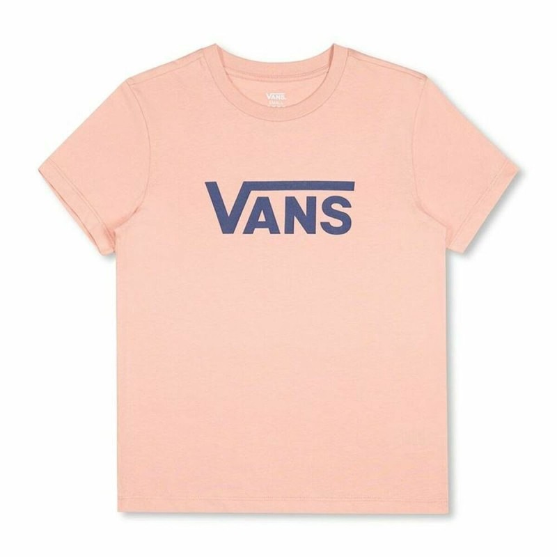 T-shirt à manches courtes femme Vans Drop V SS Crew-B W Peach Saumon