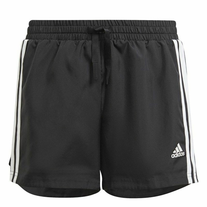 Short de Sport pour Enfants Adidas  Designed To Move 3 band Noir