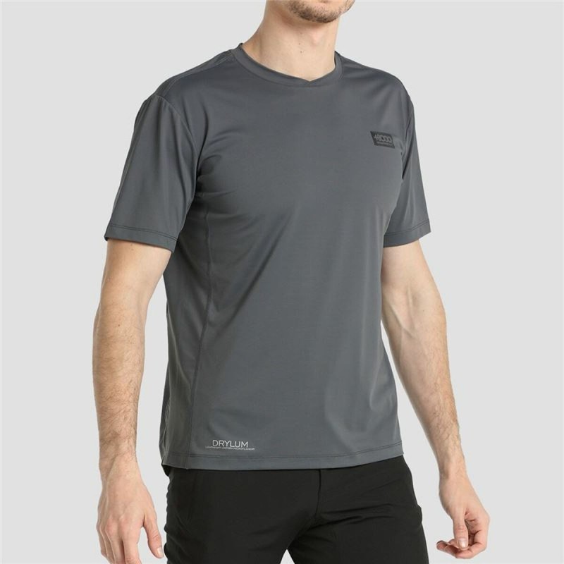 Maillot de Corps de Sport à Manches Coupe +8000 Descen Gris