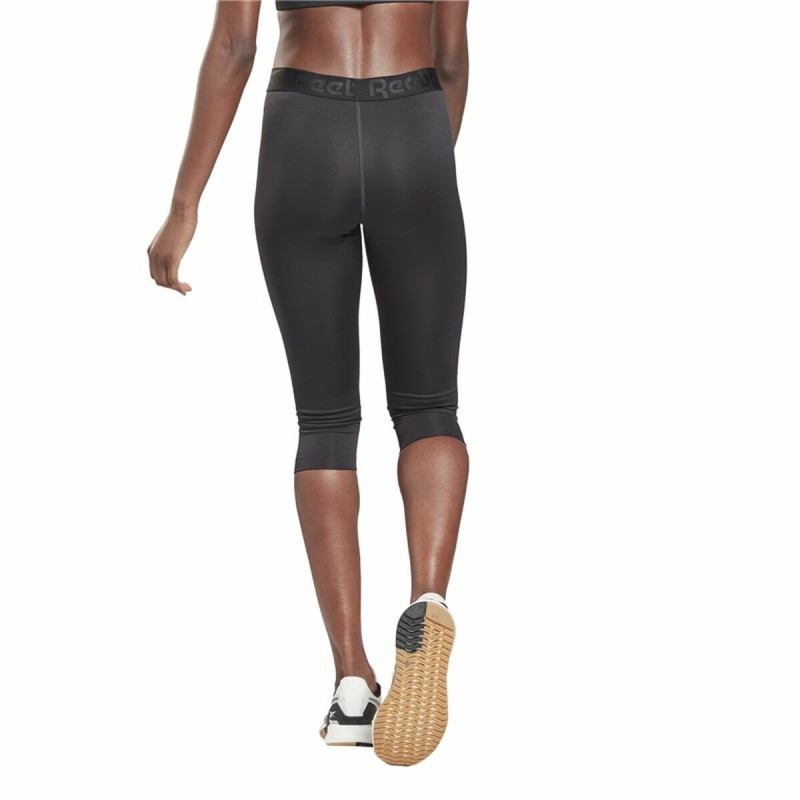 Leggings de Sport pour Femmes Reebok Capri Night Noir