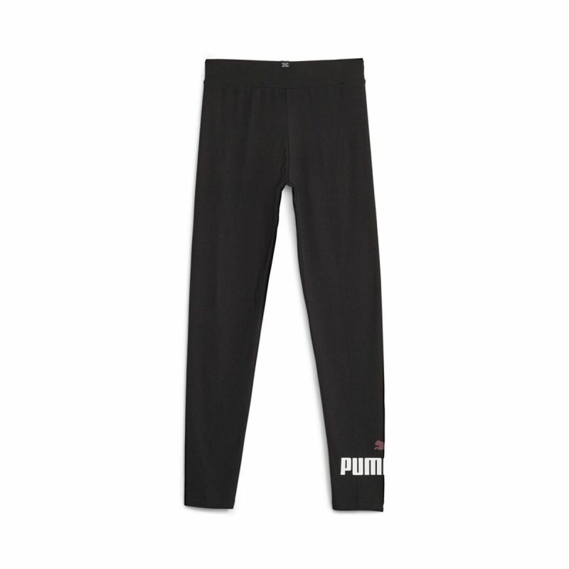 Leggings de Sport pour Enfants Puma  Ess Logo G  Noir