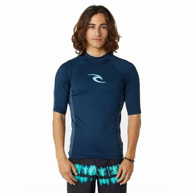 T-shirt à manches courtes homme Rip Curl Waves Blue marine