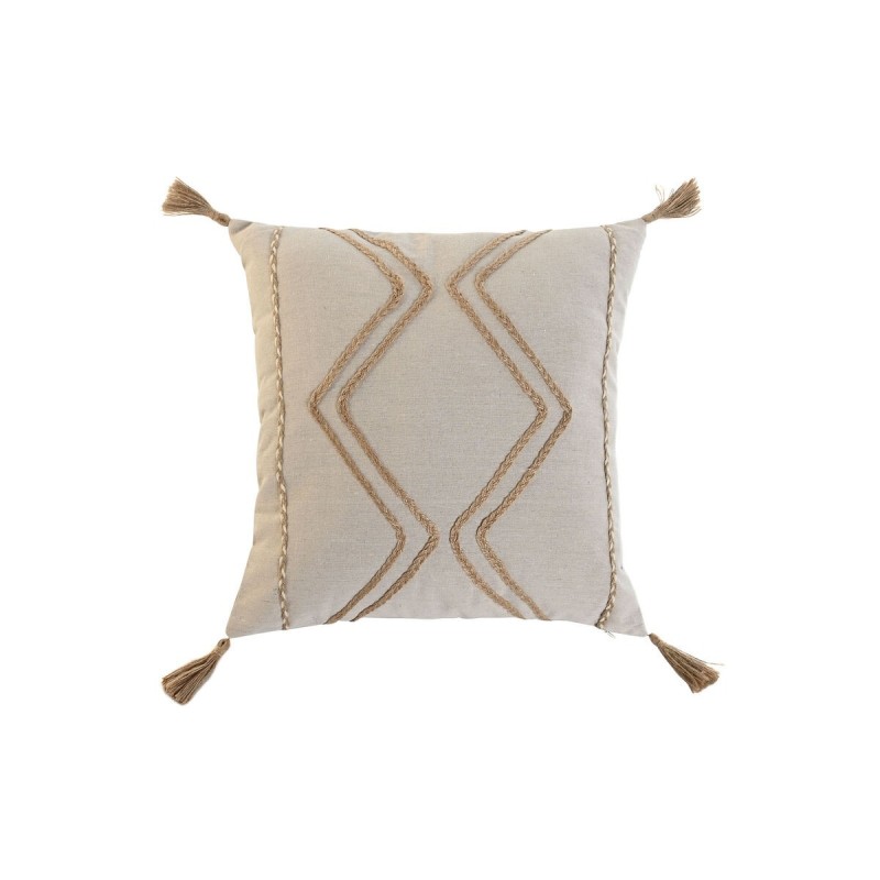 Coussin Home ESPRIT Beige Boho 45 x 5 x 45 cm