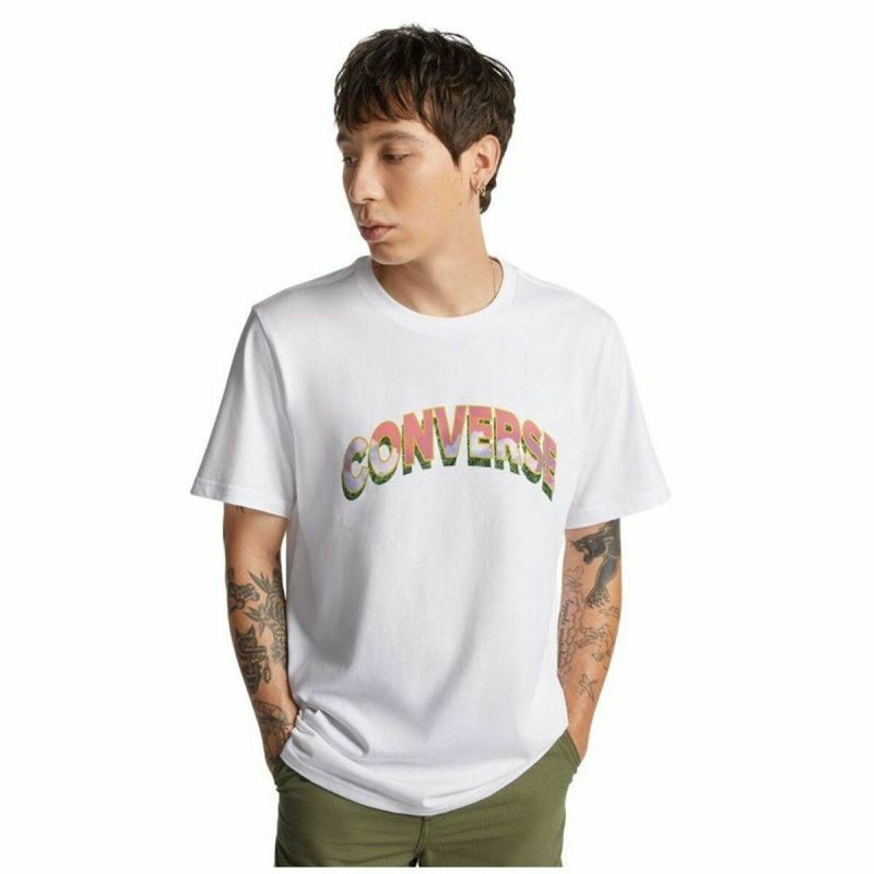 T-shirt à manches courtes homme Converse Mirror Blanc