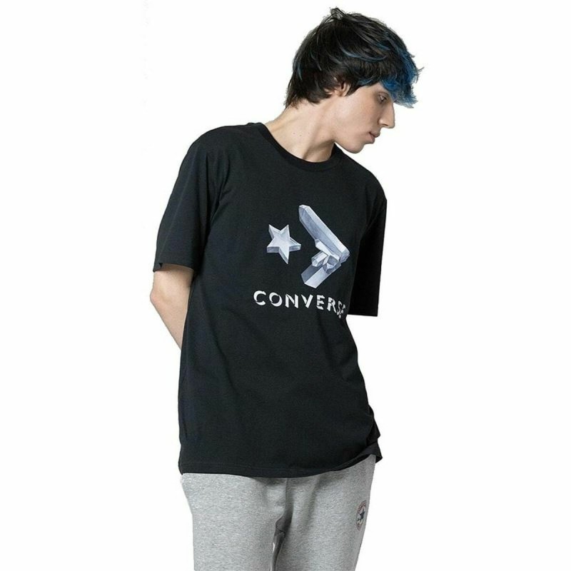 T-shirt à manches courtes homme Converse Crystals Noir