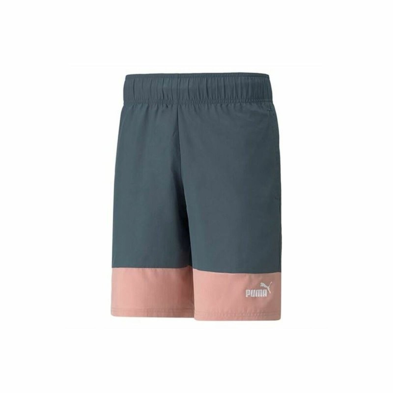 Short de Sport pour Homme Puma Power Colorblock Gris foncé