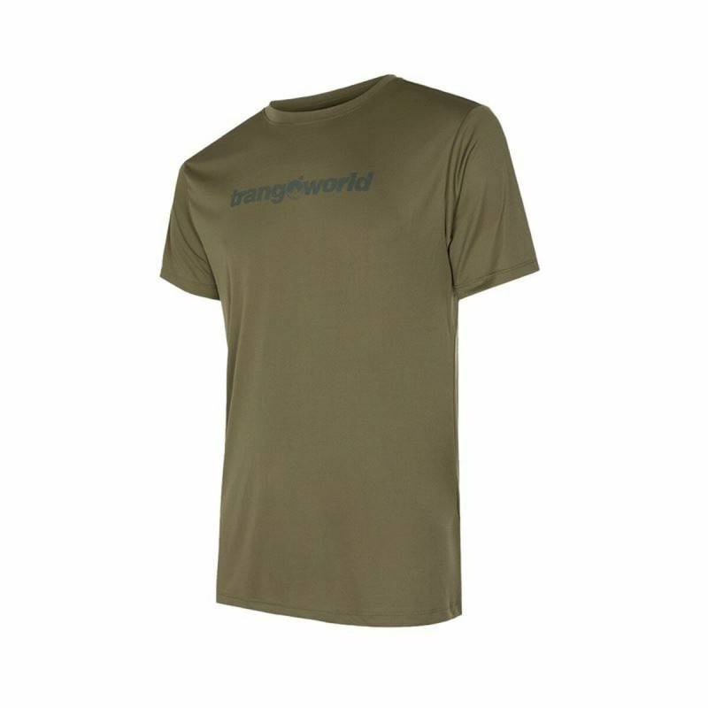 T-shirt à manches courtes homme Trangoworld Cajo Th Vert Olive