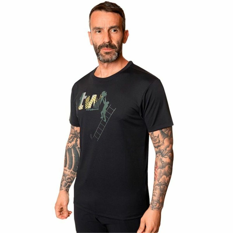 T-shirt à manches courtes homme Trangoworld Konak Noir