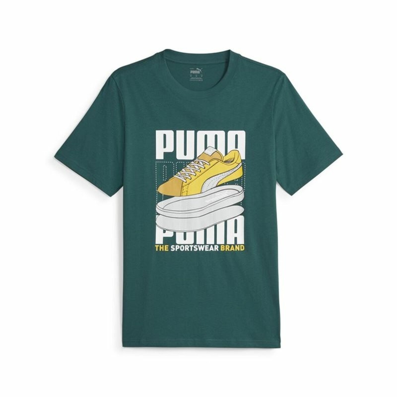 T-shirt à manches courtes homme Puma Graphiccs Sneaker Vert