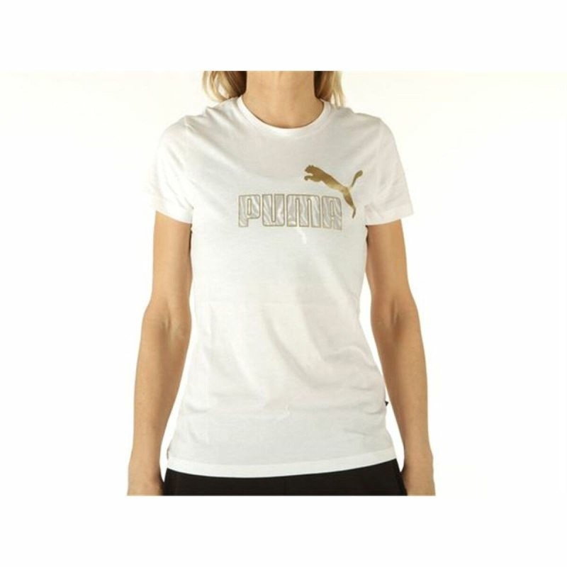 T-shirt à manches courtes femme Puma Graphic Tee Blanc