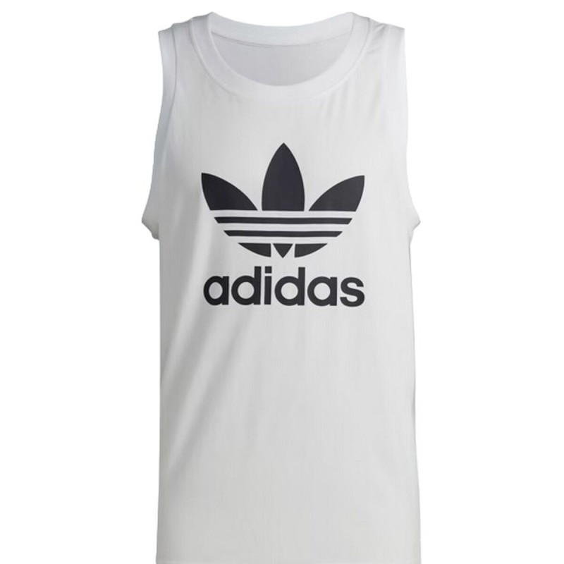 Maillot de Corps sans Manches pour Homme Adidas  TREFOIL TANK IA4808  Blanc