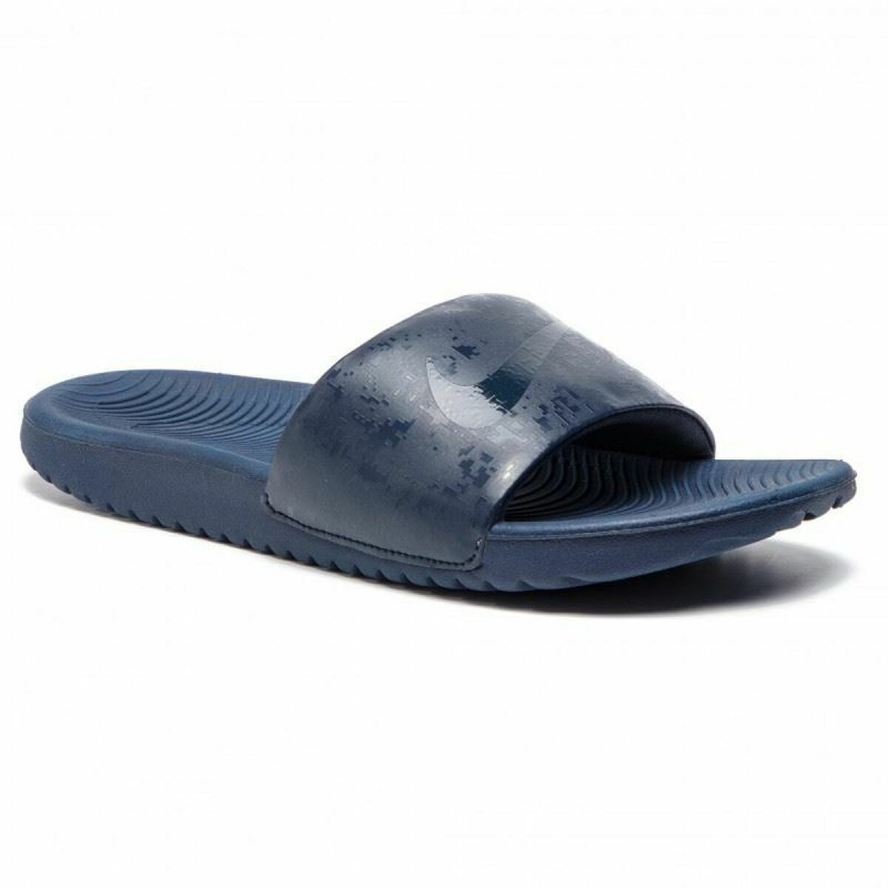 Tongs pour Enfants Nike Kawa Slide Bleu foncé