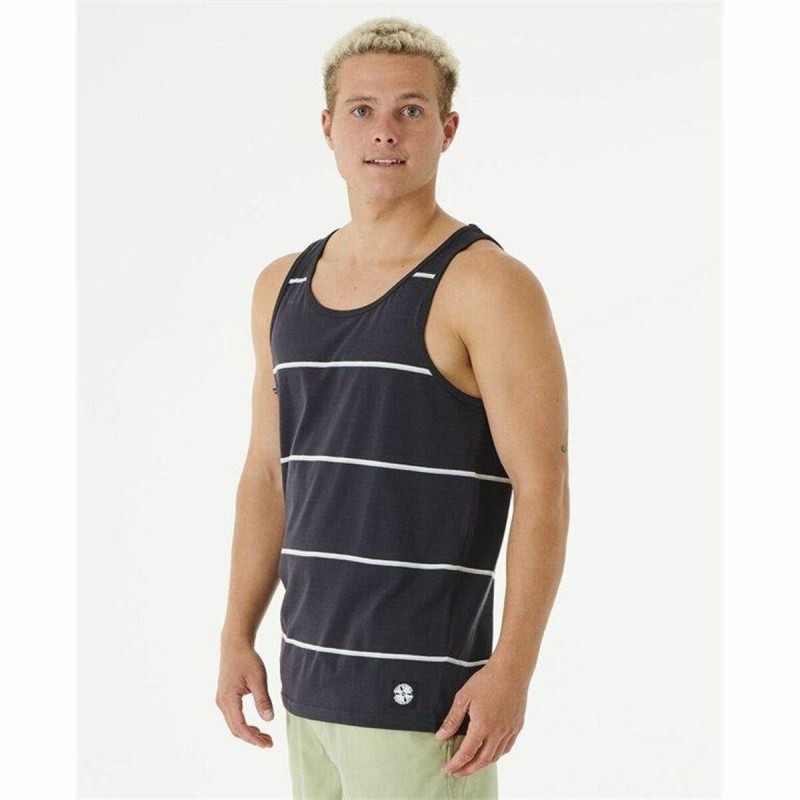 Maillot de Corps sans Manches pour Homme Rip Curl Swc Rails Tank Noir