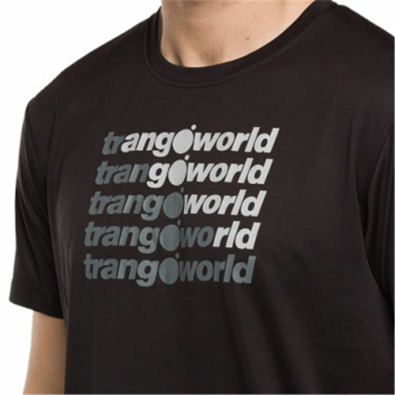 T-shirt à manches courtes homme Trangoworld Arbas Noir