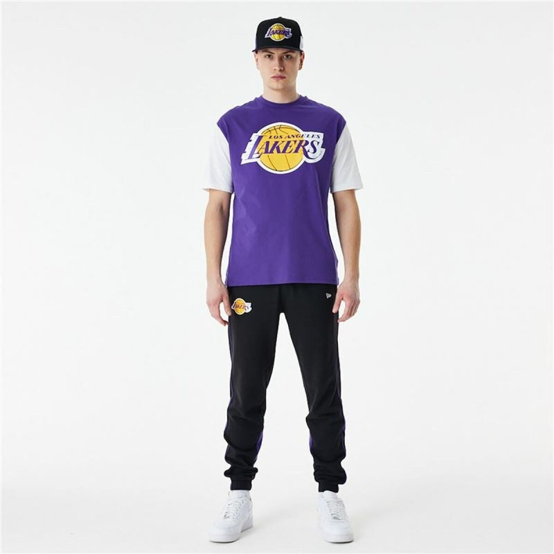 T-shirt à manches courtes homme New Era NBA Colour Insert LA Lakers Violet