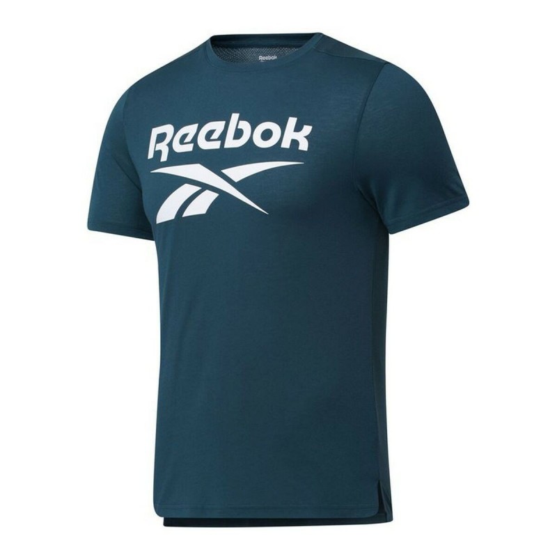 T-shirt à manches courtes homme Reebok Workout Ready Supremium Cyan