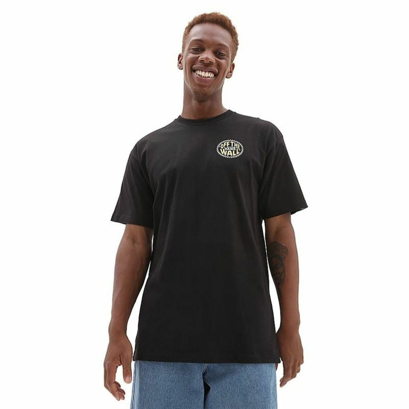 T-shirt à manches courtes homme Vans Off The Wall Noir