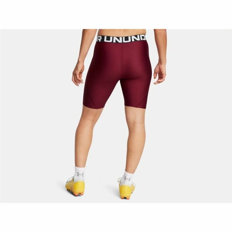 Leggings de sport pour homme Under Armour Fitness Bordeaux Rouge carmin