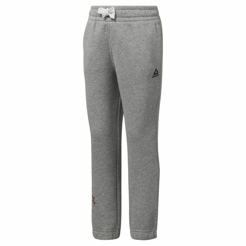 Pantalon de Sport pour Enfant Reebok Elem Fleece Gris foncé