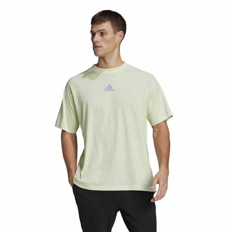 T-shirt à manches courtes homme Adidas Essentials Brandlove Jaune