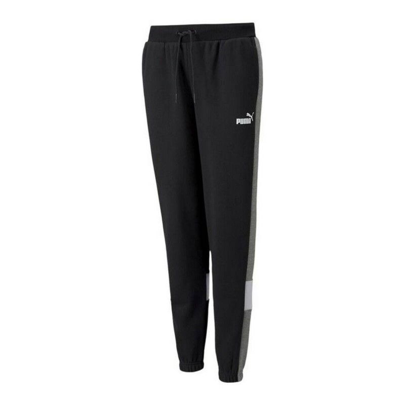 Pantalon de sport long Puma Essential+ Colorblock Noir Homme