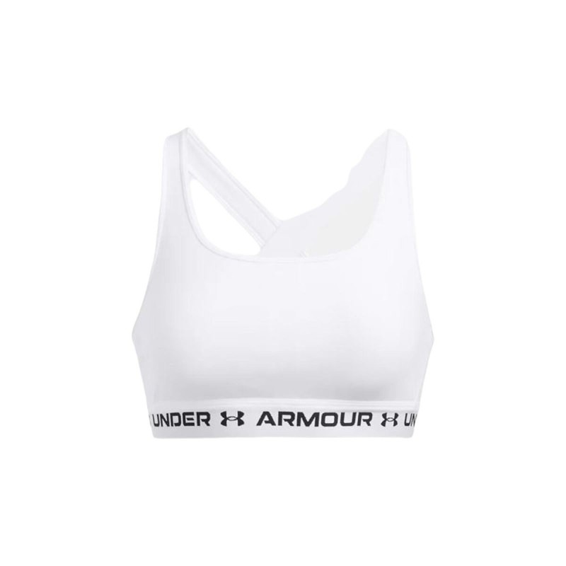 Soutien-gorge de Sport Under Armour CroSSback Mid Blanc