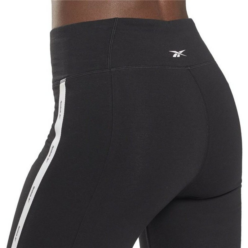 Leggings de Sport pour Femmes Reebok  Pping Cotton W  Noir