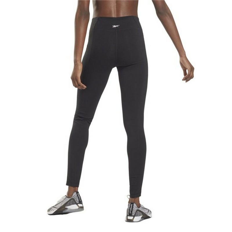 Leggings de Sport pour Femmes Reebok  Pping Cotton W  Noir