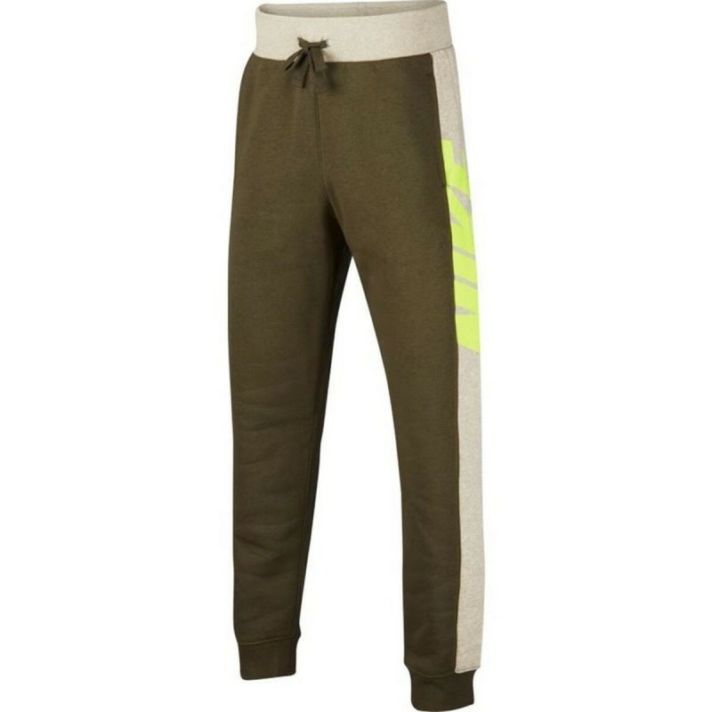 Pantalons de Survêtement pour Enfants Nike Fleece Enfants Olive