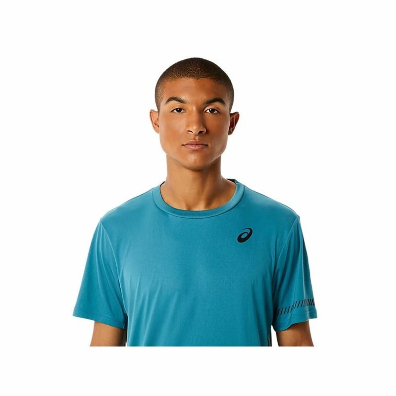 T-shirt à manches courtes homme Asics Court Bleu