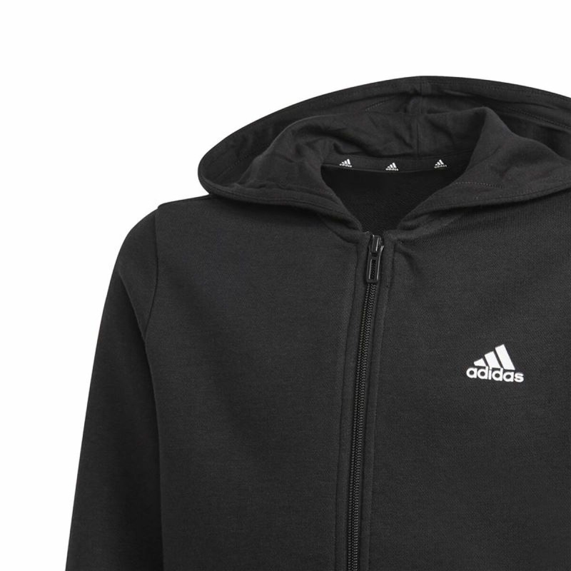 Veste de Sport pour Enfants Adidas Essentials  Noir