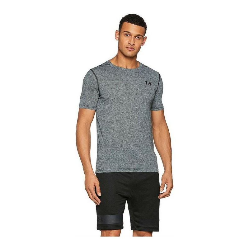 T-shirt de Compression à Manches Courtes pour Homme Under Armour 1289588-006  Gris