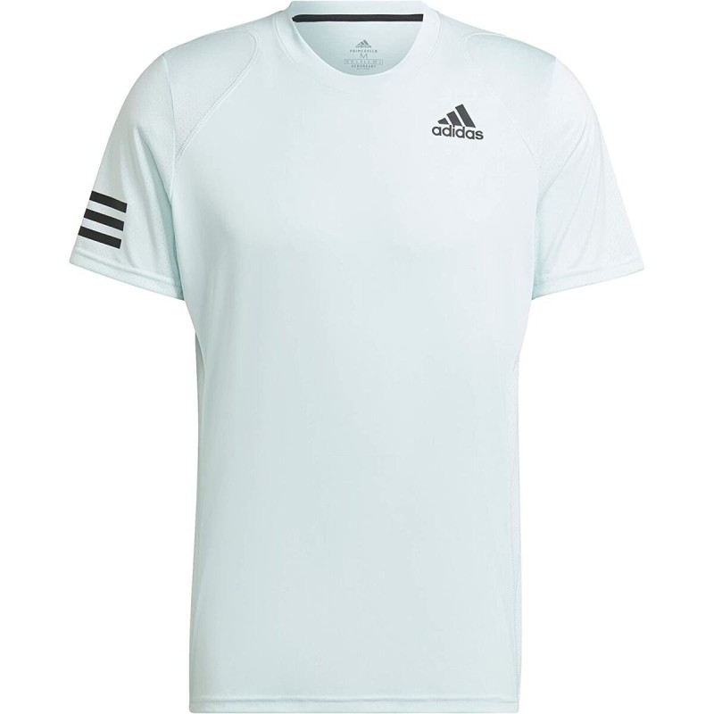 T-shirt à manches courtes homme Adidas Club Tennis 3 Stripes Blanc