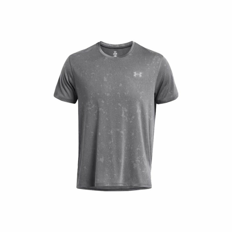 T-shirt à manches courtes homme Under Armour Launch Splatter Gris