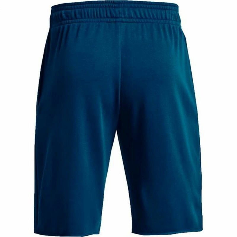 Short de Sport pour Homme Under Armour Rival Terry Bleu