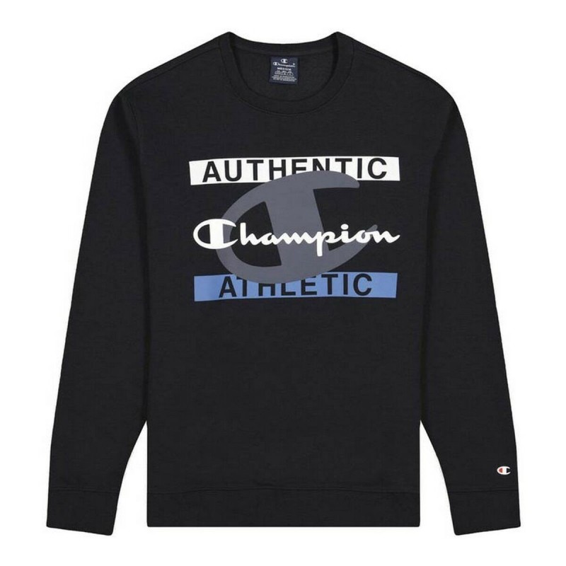 Sweat sans capuche homme Champion Authentic Athletic Noir