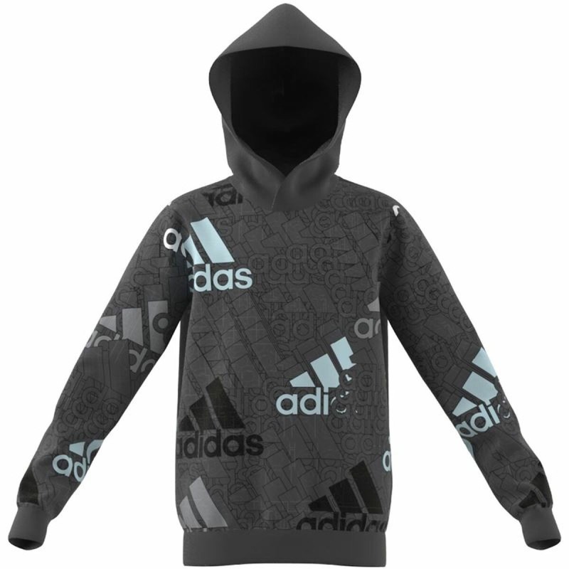 Sweat à capuche unisex Adidas Performance Gris foncé